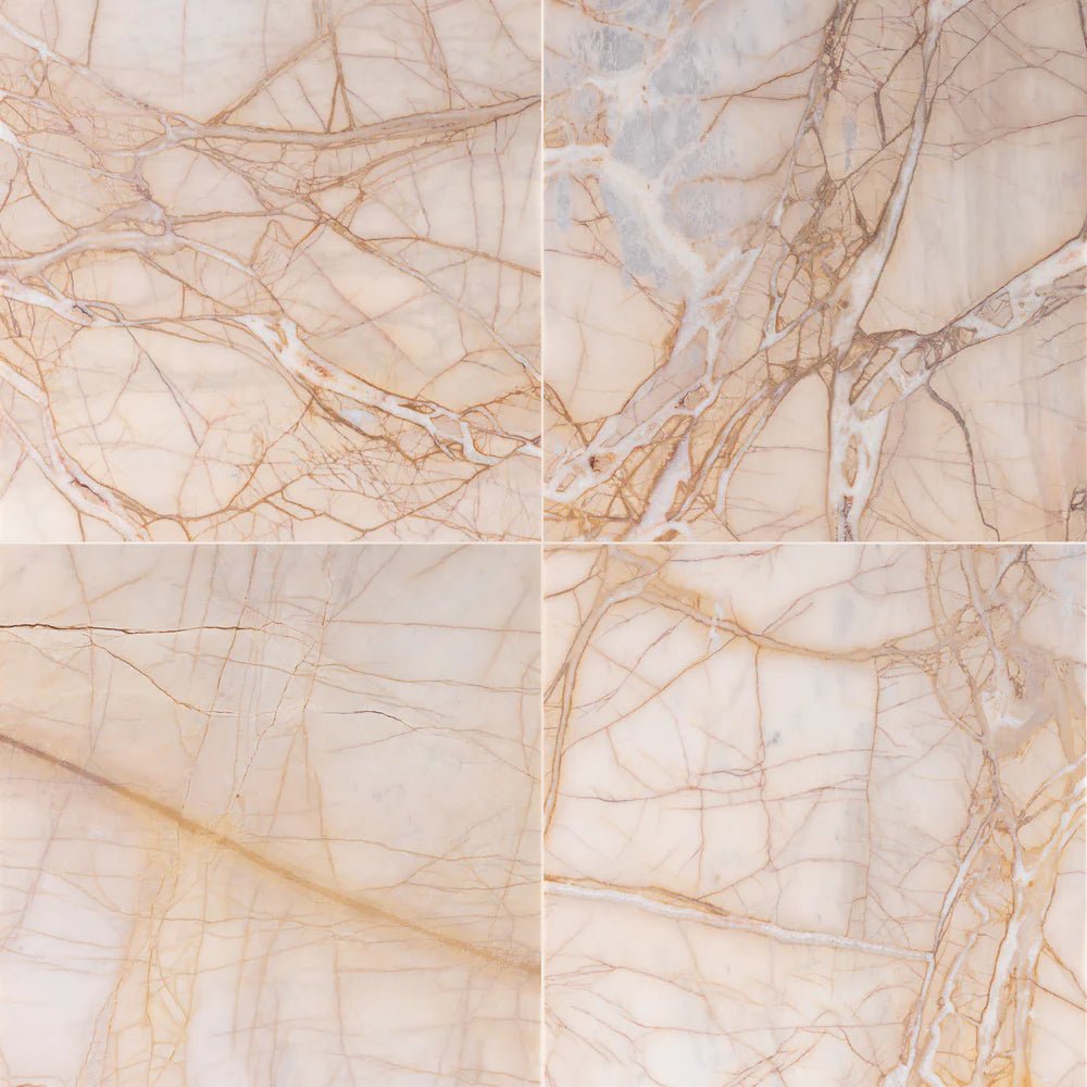Dolomiti Sunset Marble Tile 18" x 18" Zicana Boutique - Zicana Boutique - 1