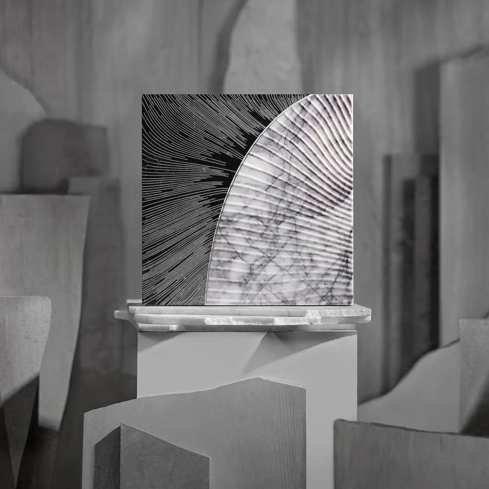 Duo by Alison Rose Nero/Lilac Decorative Tile Zicana Boutique - Zicana Boutique - 3