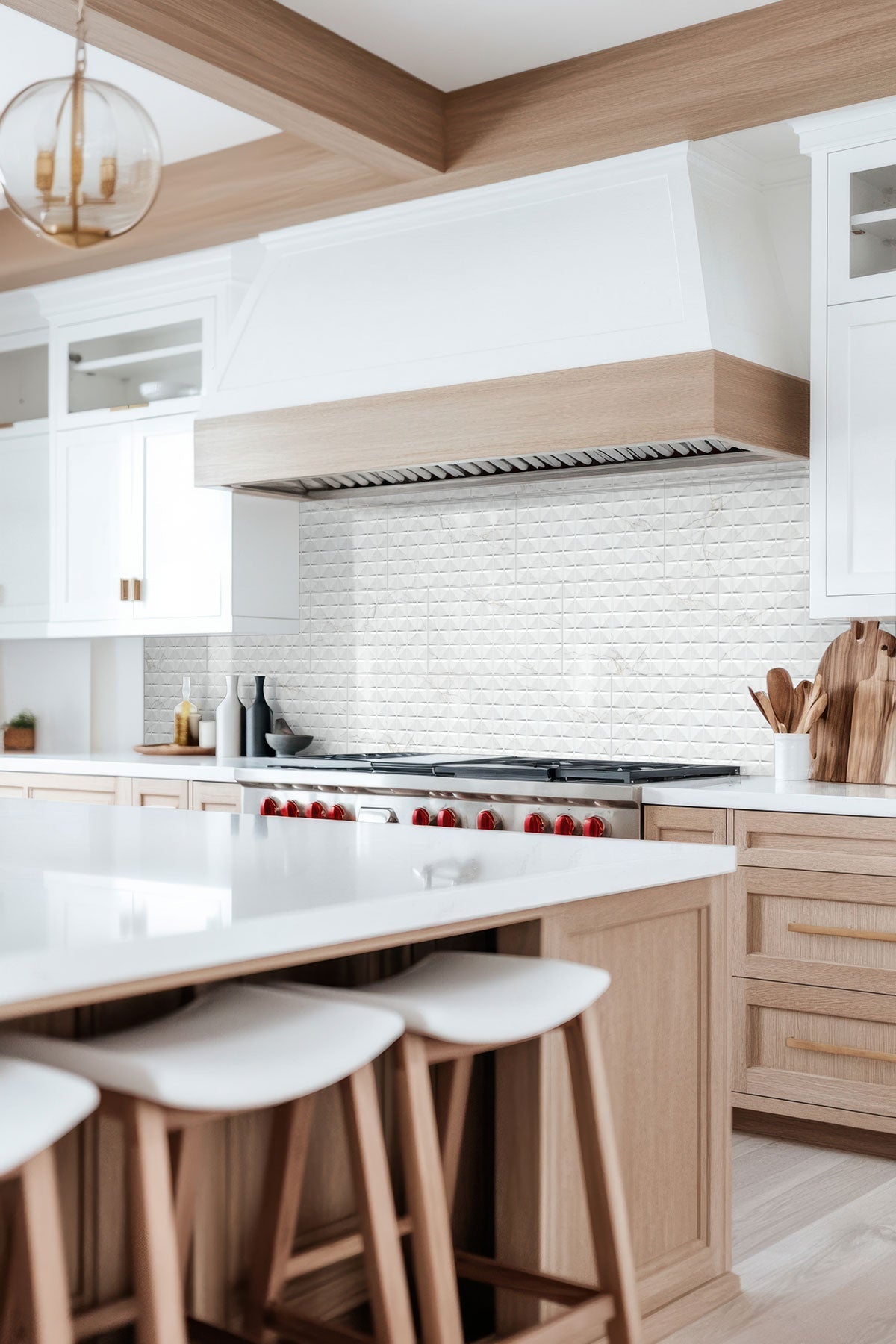 Dymo Calacatta White Ceramic MSI Field Tiles 12" X 24" Chex Pattern MSI - Zicana Boutique - 6