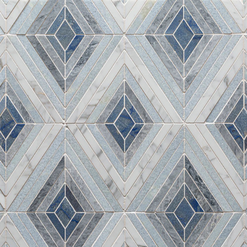 Echo Grand Blue Mosaic Artistic Tile - Zicana Boutique - 1