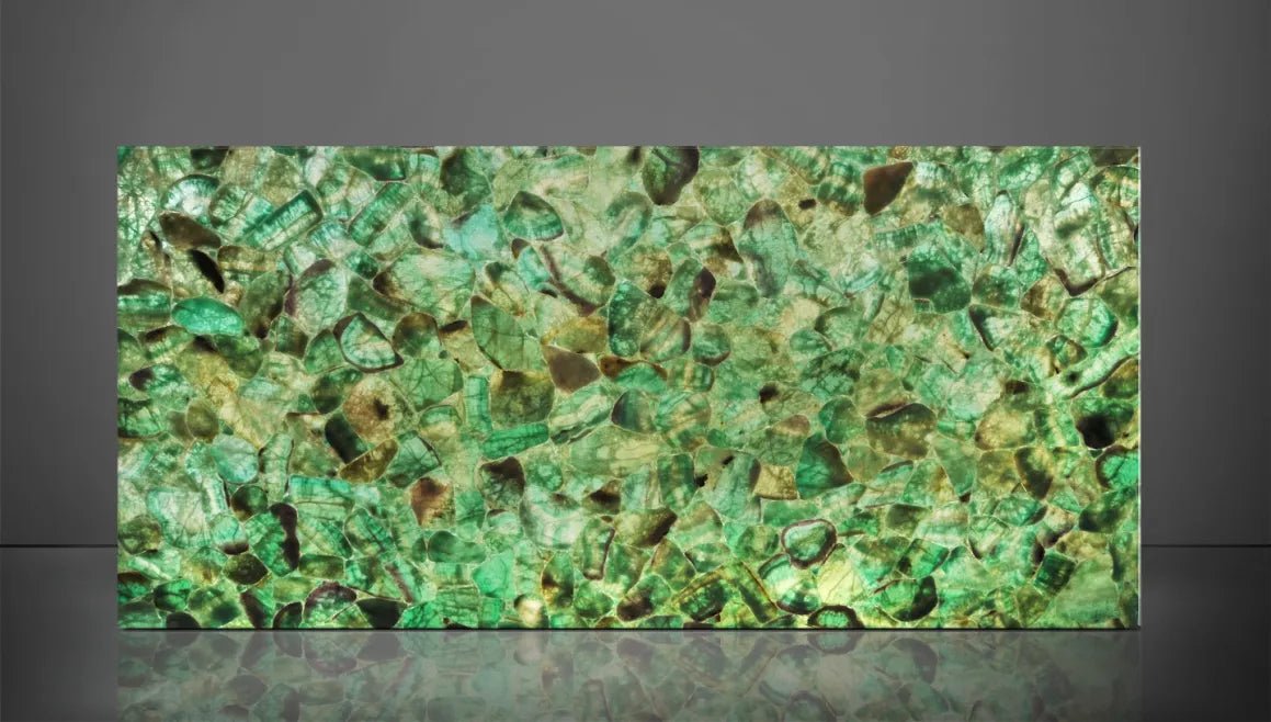 Emerald Fluorite Gemstone Zicana Boutique - Zicana Boutique - 8