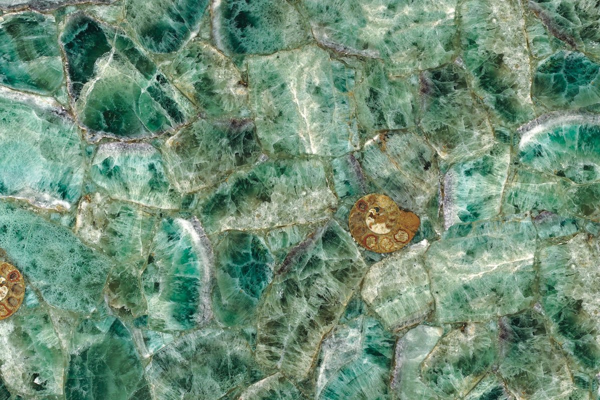 Emerald Fluorite Gemstone Antolini - Zicana Boutique - 1