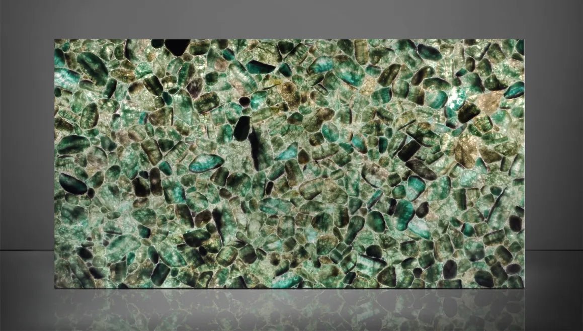 Emerald Fluorite Gemstone Zicana Boutique - Zicana Boutique - 6