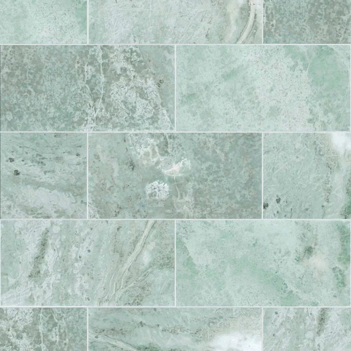 Emerald Green Polished Marble Field Tile 6''x12'' Zicana Boutique - Zicana Boutique - 1