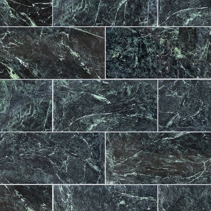 Empress Green Polished Marble Field Tile 6''x12'' Zicana Boutique - Zicana Boutique - 1