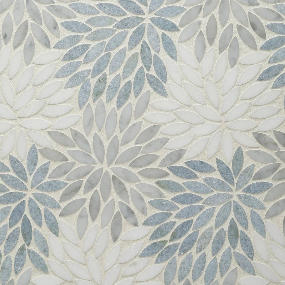 Estrella Grande Azul Waterjet Mosaic Artistic Tile - Zicana Boutique - 1