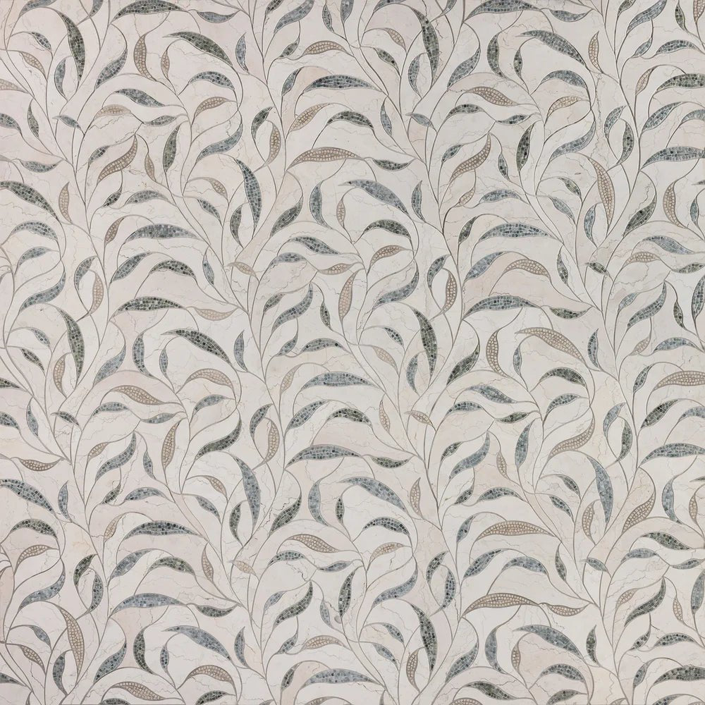 Folium Leaf Waterjet Mosaic Zicana Boutique - Zicana Boutique - 1
