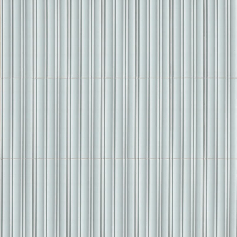 Folk Sky Porcelain MSI Field Tiles 7" X 16" Fluted Pattern MSI - Zicana Boutique - 1