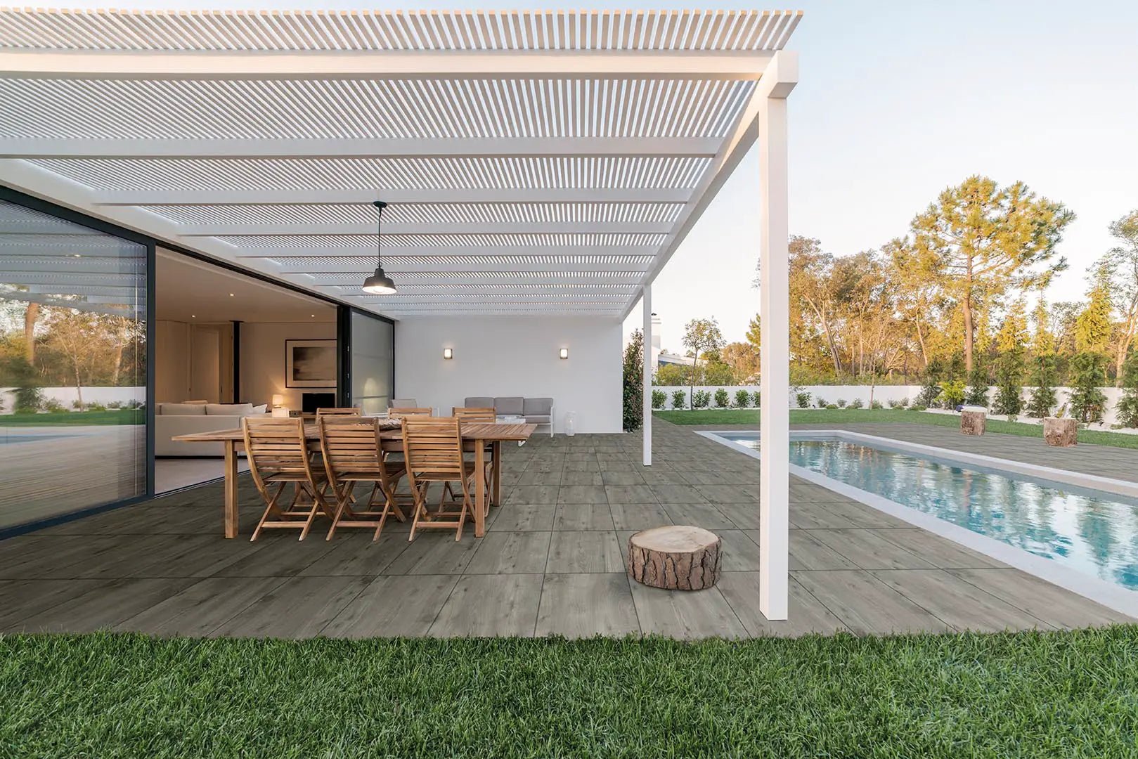 Forest Dark Grey Raphael 16" x 32" Pavers Raphael Porcelain - Zicana Boutique - 2