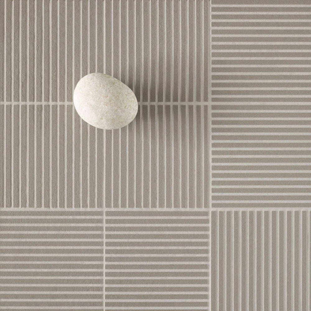 Fringe Thin Grey Tile Artistic Tile - Zicana Boutique - 5