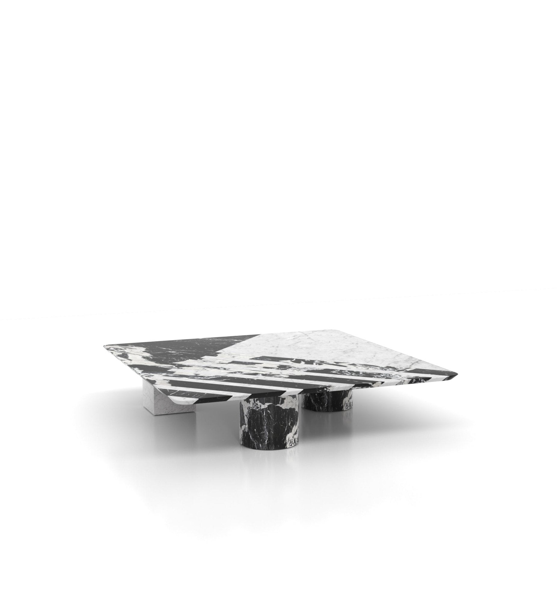 Gemini Coffee Table Marble Couture - Zicana Boutique - 1