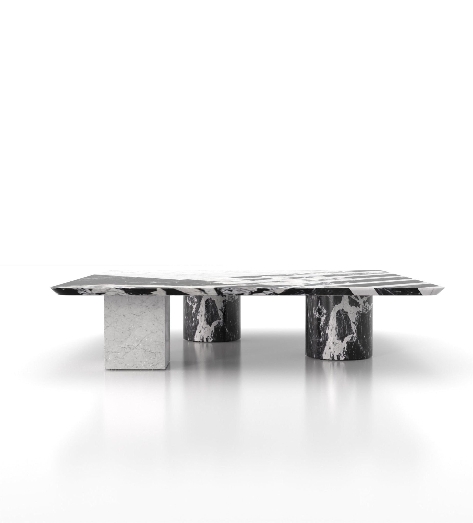 Gemini Coffee Table Marble Couture - Zicana Boutique - 3