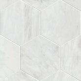 Geoglam Calacatta Porcelain MSI Field Tiles 11" X 13" Hexagon MSI - Zicana Boutique - 1