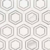 Georama Grigio Marble MSI Mosaic Tiles 11" X 13" MSI - Zicana Boutique - 1