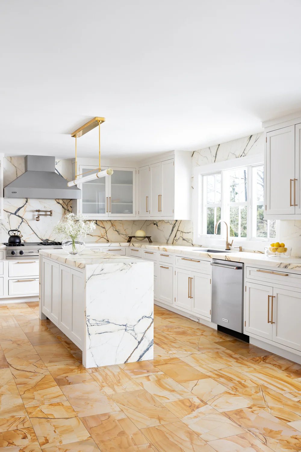 Giallo Siena Marble Field Tile 12" x 24" Zicana Boutique - Zicana Boutique - 2