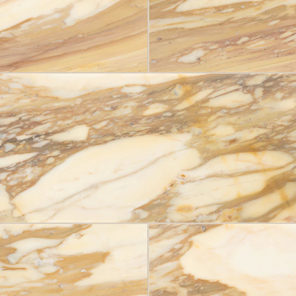 Giallo Siena Marble Field Tile 12" x 24" Artistic Tile - Zicana Boutique - 1