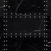 Grand Tour Stateroom Nero Marble Decorative Tile Artistic Tile - Zicana Boutique - 1