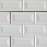 Gray Ceramic MSI Field Tiles 3" X 6" Inverted Beveled MSI - Zicana Boutique - 1