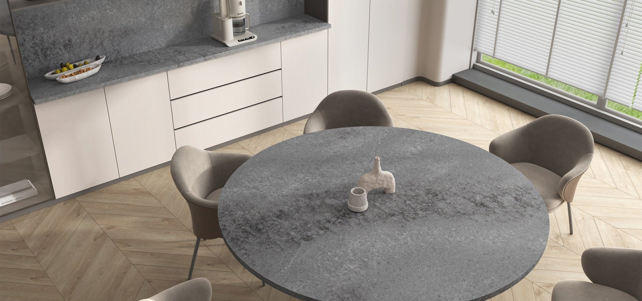 Gray Pearl Variant Quartz Variant- Zicana Boutique -2