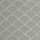 Gray Porcelain MSI Field Tiles 10" X 13" Fish Scale Pattern MSI - Zicana Boutique - 1