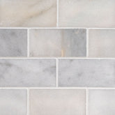 Greecian White Beveled Marble MSI Field Tiles 3" X 6" MSI - Zicana Boutique - 1
