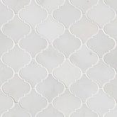 Greecian White Marble MSI Mosaic Tiles 12" X 12" Arabesque Pattern MSI - Zicana Boutique - 1