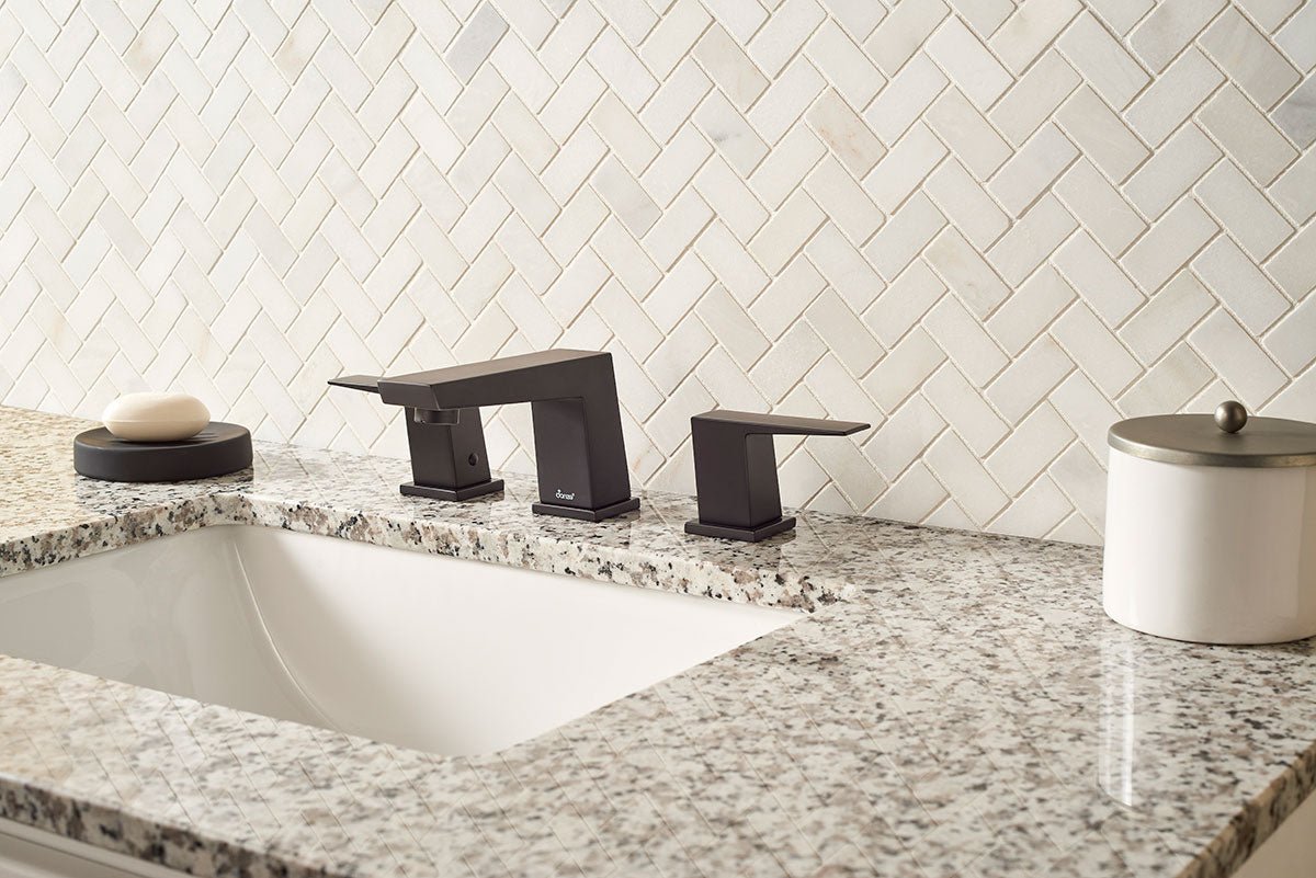 Greecian White Marble MSI Mosaic Tiles 12" X 12" Herringbone Pattern MSI - Zicana Boutique - 2