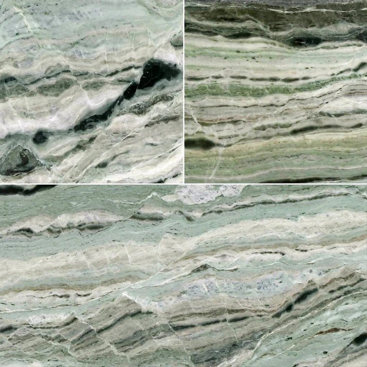 Green Leaf Honed Marble Field Tile 12''x24'' Zicana Boutique - Zicana Boutique - 1