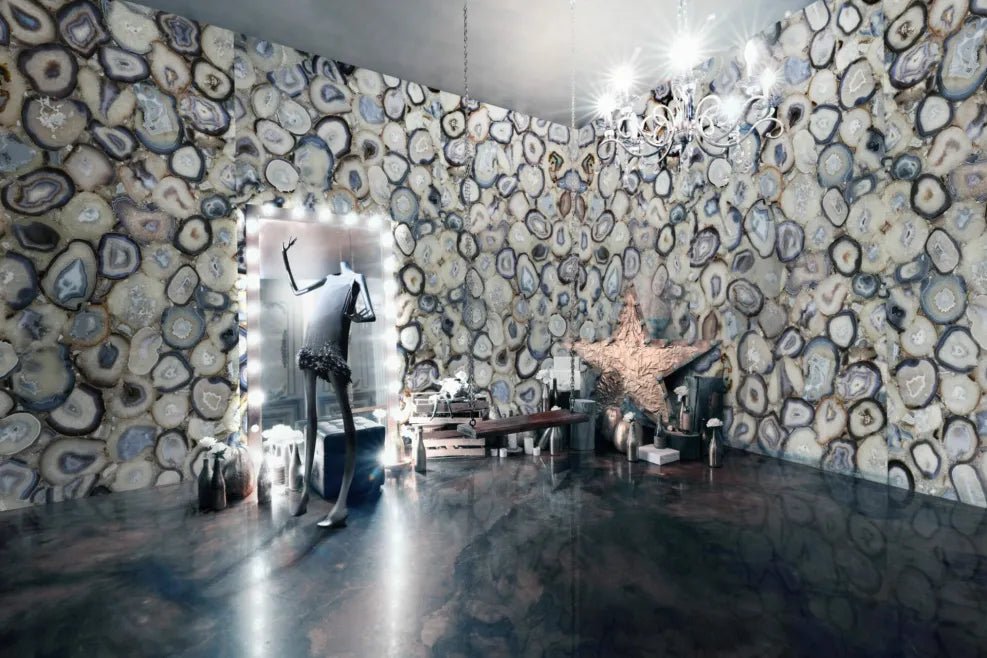 Grey Agate Precious Stone Zicana Boutique - Zicana Boutique - 6