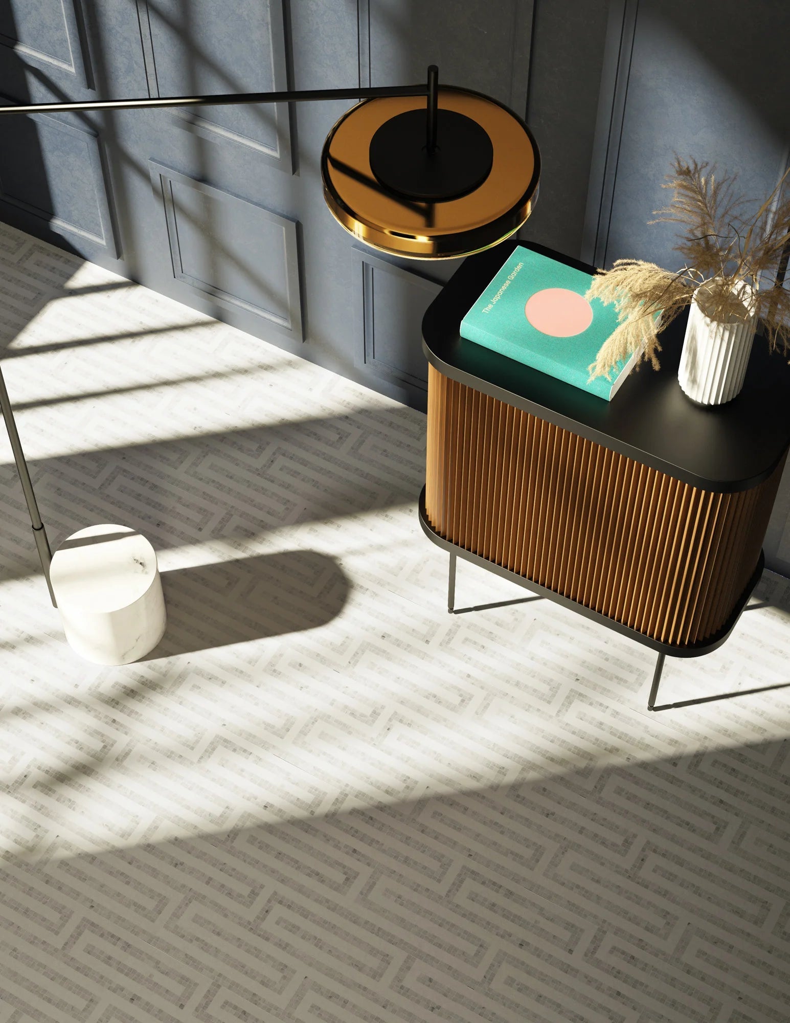 Hudson Key White Mosaic Zicana Boutique - Zicana Boutique - 2