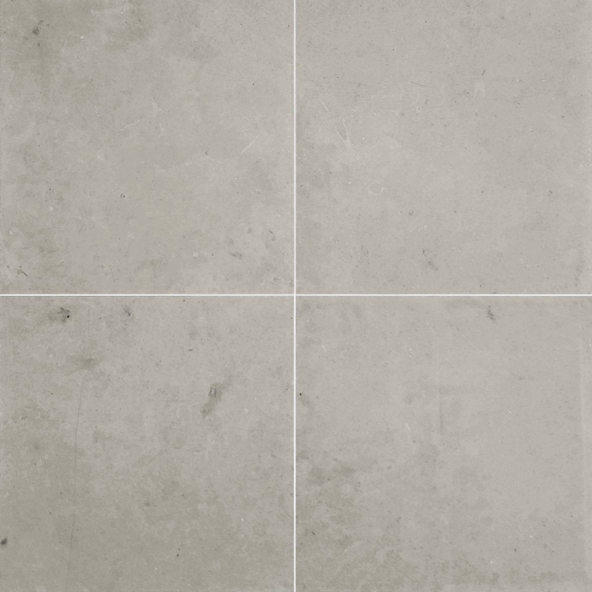 Jura Grey Honed Limestone Field Tile 12''x12''x3/8'' Zicana Boutique - Zicana Boutique - 1
