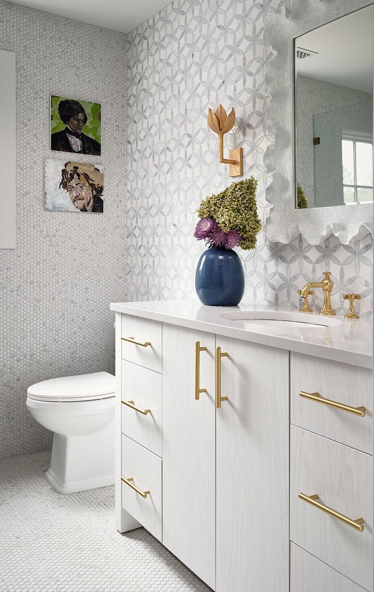 La Fleur Marble MSI Mosaic Tiles 9" X 10" MSI - Zicana Boutique - 2