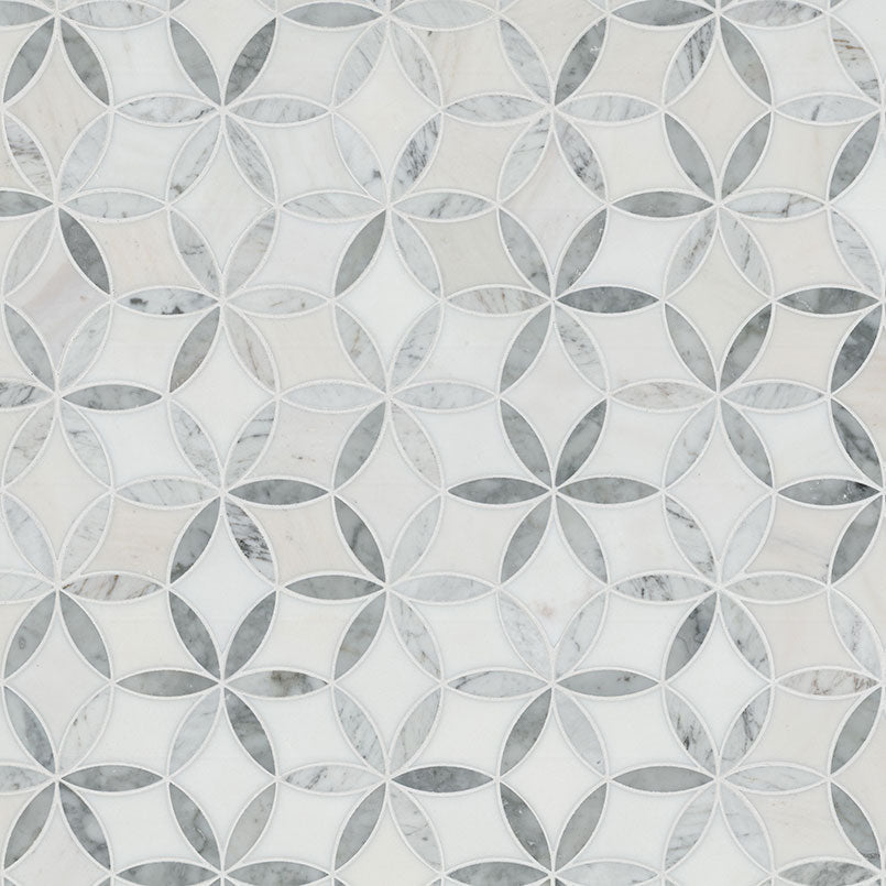 La Fleur Marble MSI Mosaic Tiles 9" X 10" MSI - Zicana Boutique - 3