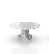 La Rondine Round Table Marble Couture - Zicana Boutique - 1