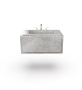 La Noa 36 Marble Floating Sink Marble Couture - Zicana Boutique - 1