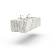 La Noa 72 Marble Floating Sink Marble Couture - Zicana Boutique - 1