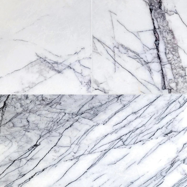 Lilac Honed Marble Field Tile 12''x24'' Zicana Boutique - Zicana Boutique - 1
