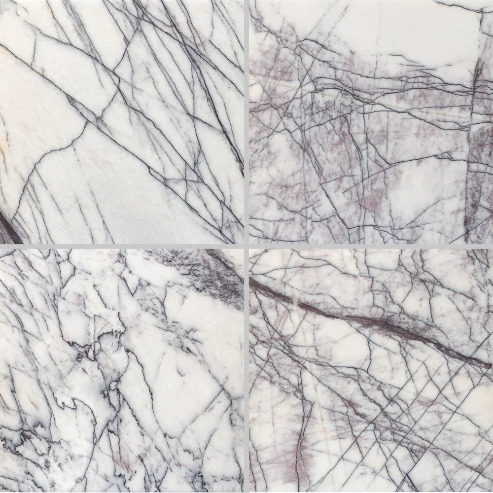 Lilac Marble Field Tile 24" x 24" Zicana Boutique - Zicana Boutique - 1