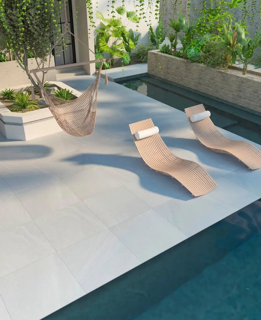 Limestone Ash Raphael 24" x 24" Pavers Raphael Porcelain - Zicana Boutique - 2