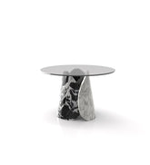 Lotus Round Dining Table Marble Couture - Zicana Boutique - 1