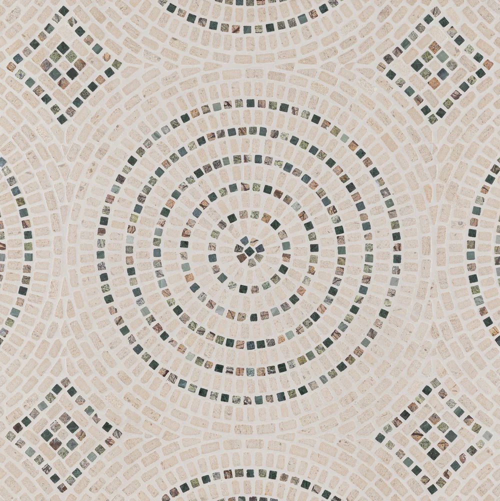 Mandala Moca Mosaic Artistic Tile - Zicana Boutique - 1