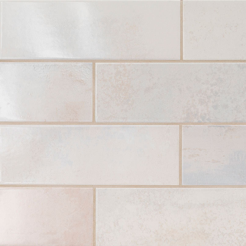 Marza Pearl Ceramic MSI Field Tiles 4" X 12" MSI - Zicana Boutique - 1