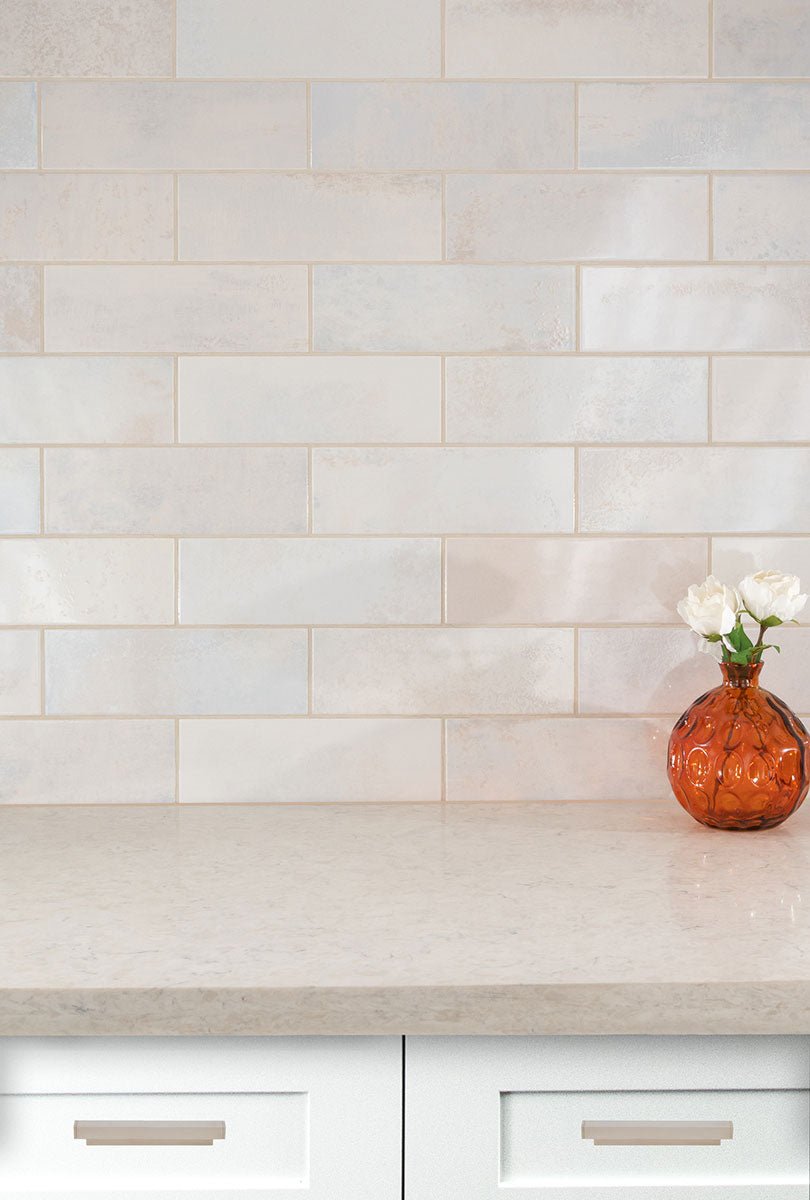 Marza Pearl Ceramic MSI Field Tiles 4" X 12" MSI - Zicana Boutique - 5