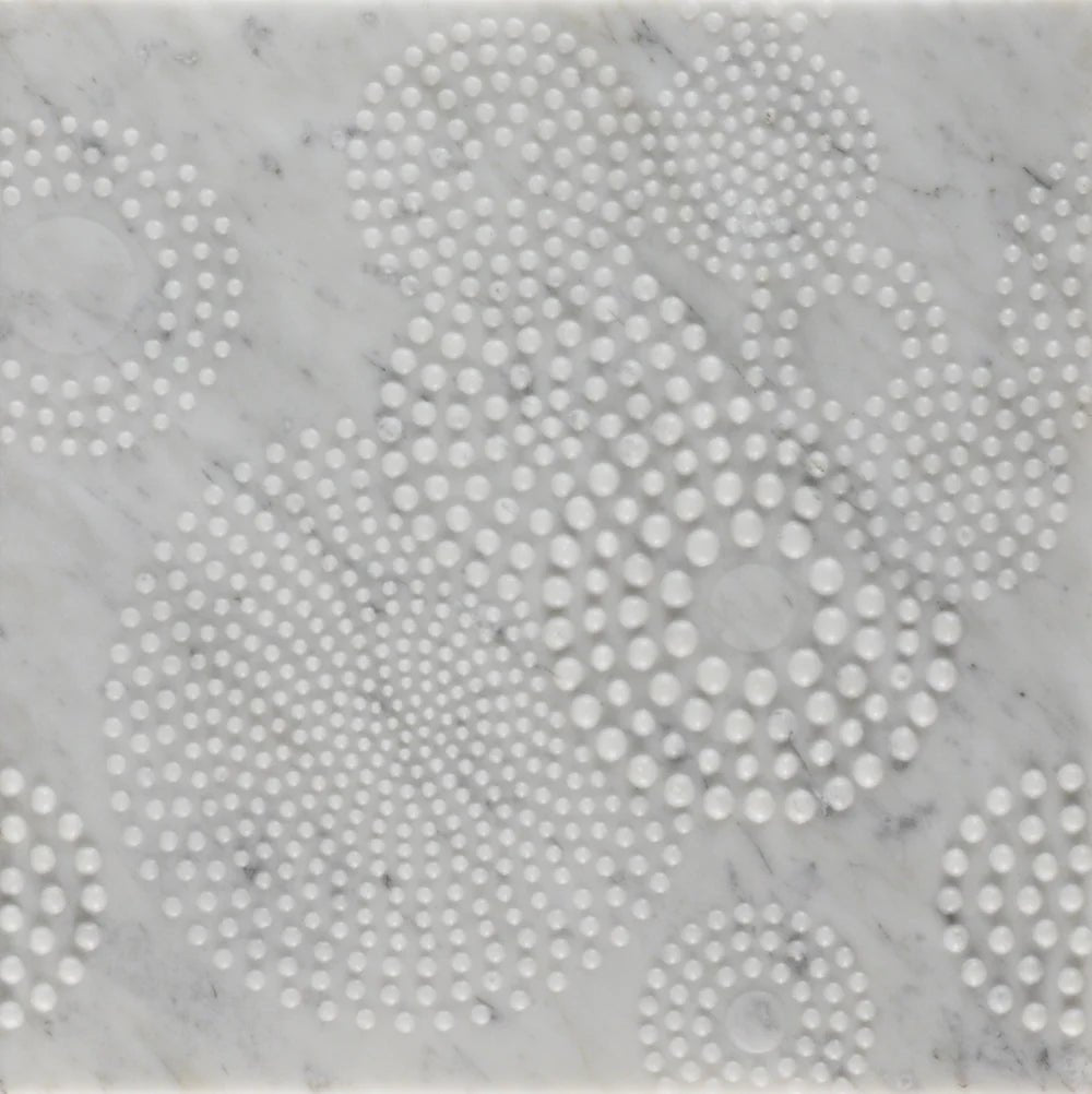 Meru Bianco Carrara Marble Dimensional Tile Zicana Boutique - Zicana Boutique - 3