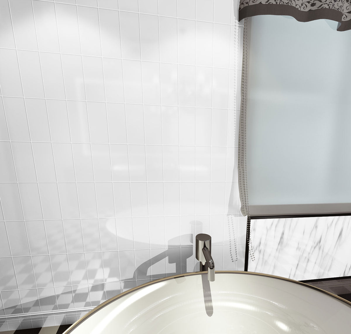 Metro White Porcelain MSI Field Tiles 3" X 6" MSI - Zicana Boutique - 6