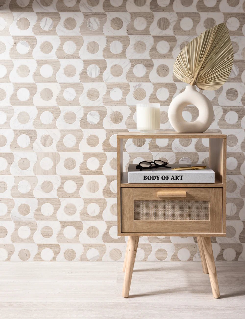 Michelle Gerson Spot On Cloud Waterjet Mosaic Zicana Boutique - Zicana Boutique - 4