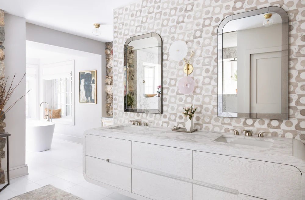 Michelle Gerson Spot On Cloud Waterjet Mosaic Zicana Boutique - Zicana Boutique - 2