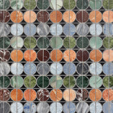 Micro Moons Black Waterjet Mosaic Zicana Boutique - Zicana Boutique - 1