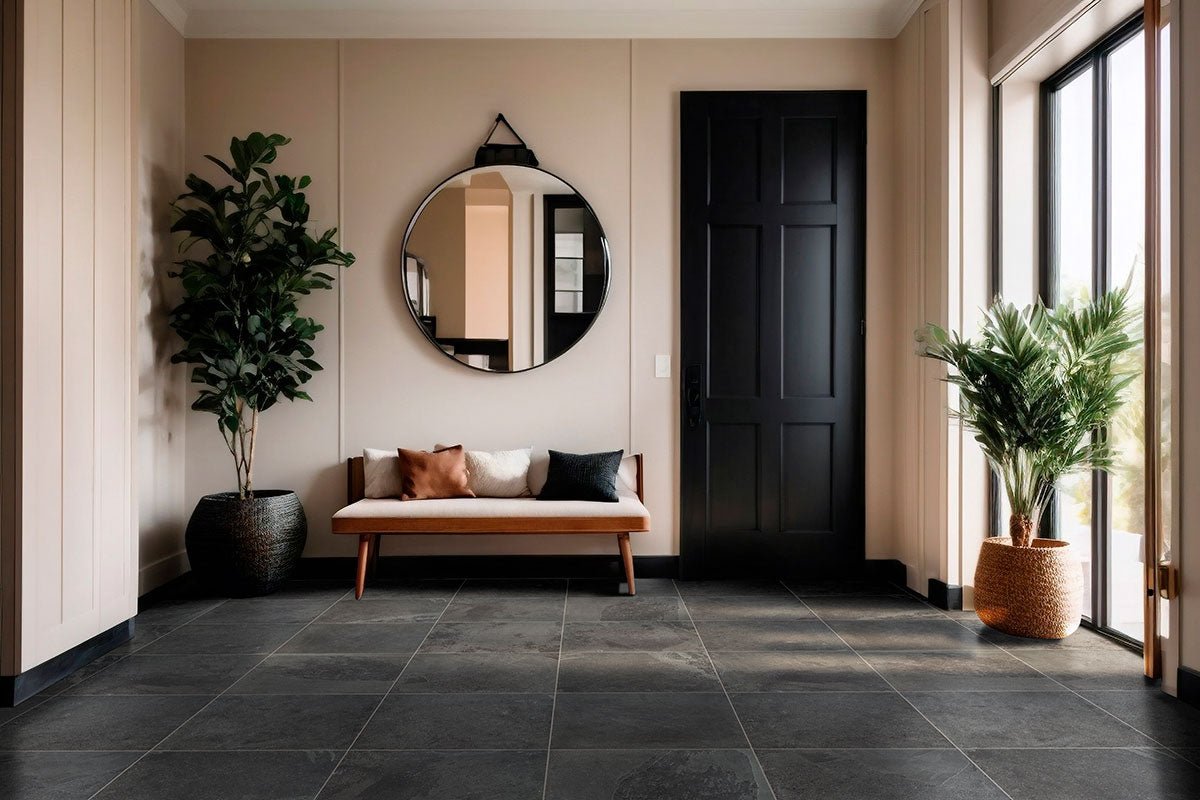 Montauk Black Slate MSI Field Tiles 24" X 24" MSI - Zicana Boutique - 5