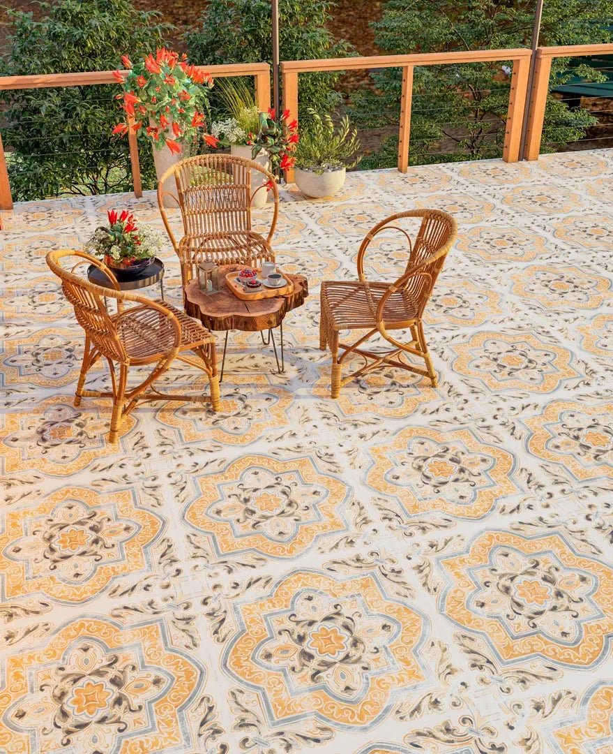 Moroccan Arabisch Raphael 24" x 24" Pavers Raphael Porcelain - Zicana Boutique - 2